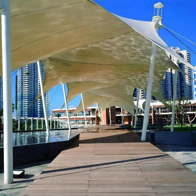 沙河市膜结构景观棚