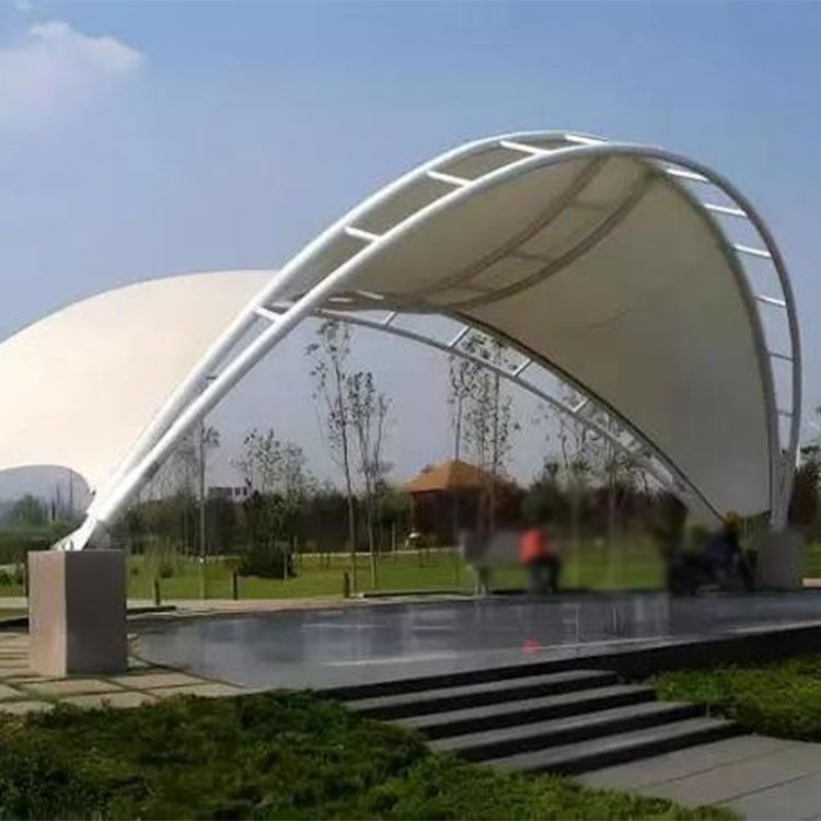 沙河市膜结构景观棚