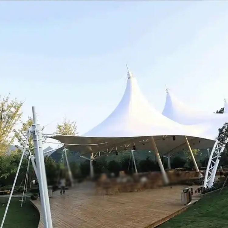 沙河市膜结构景观棚