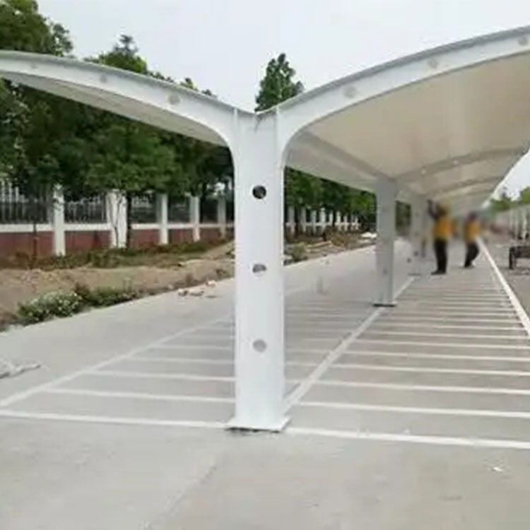 沙河市膜结构电动车棚