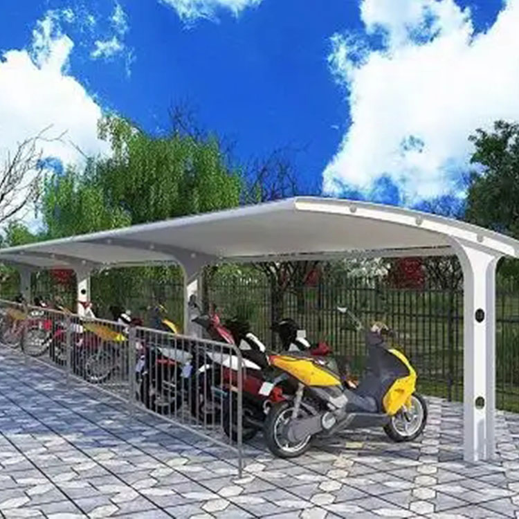 沙河市膜结构电动车棚