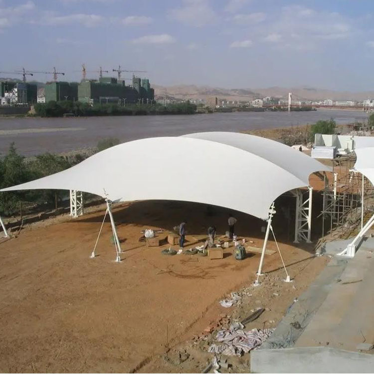 沙河市膜结构汽车棚